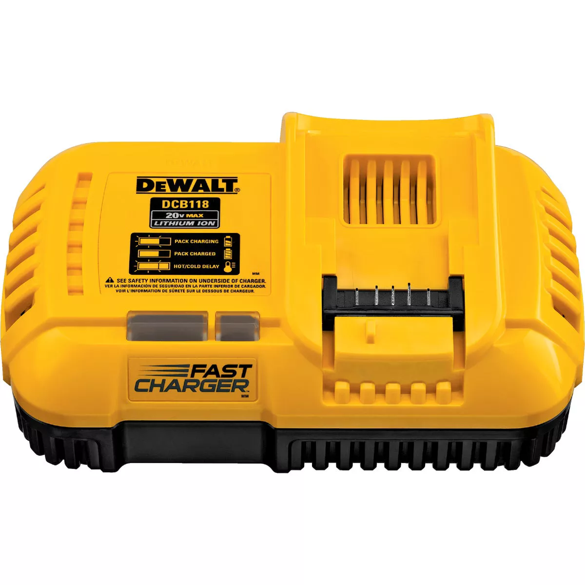 DEWALT 20V/60V MAX 8A Lithium-Ion Fan Cooled Fast Battery Charger