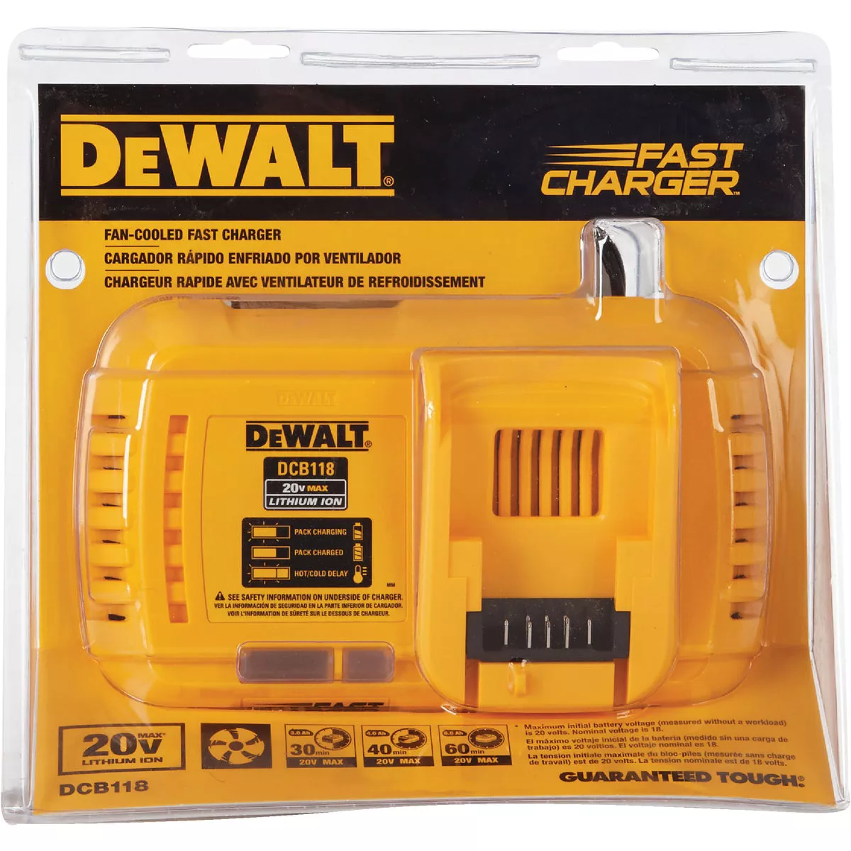 DEWALT 20V/60V MAX 8A Lithium-Ion Fan Cooled Fast Battery Charger - photo 2