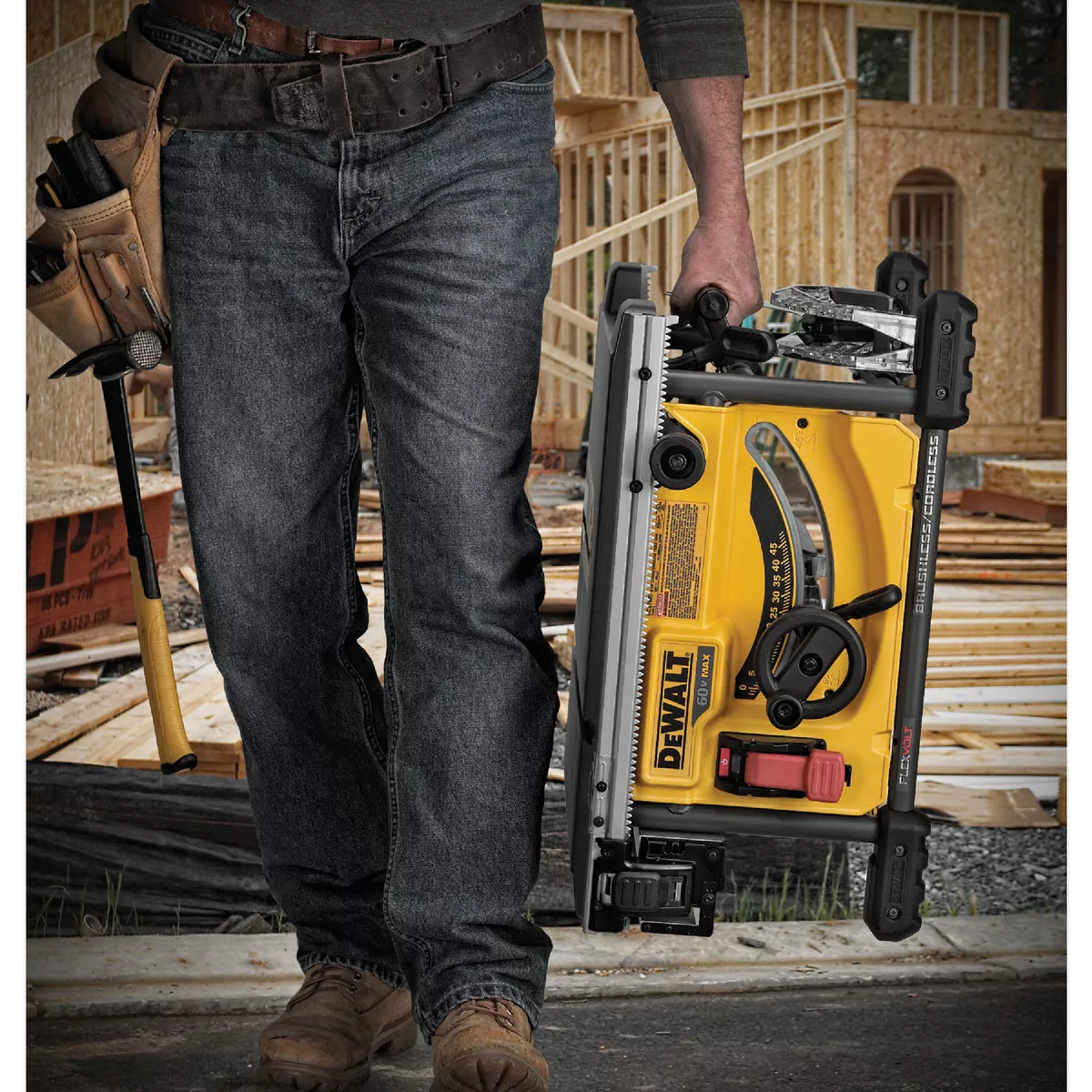 DEWALT FLEXVOLT 60V MAX Brushless 8-1/4 In. Cordless Table Saw Kit with 6.0 Ah Battery & Charger - photo 6
