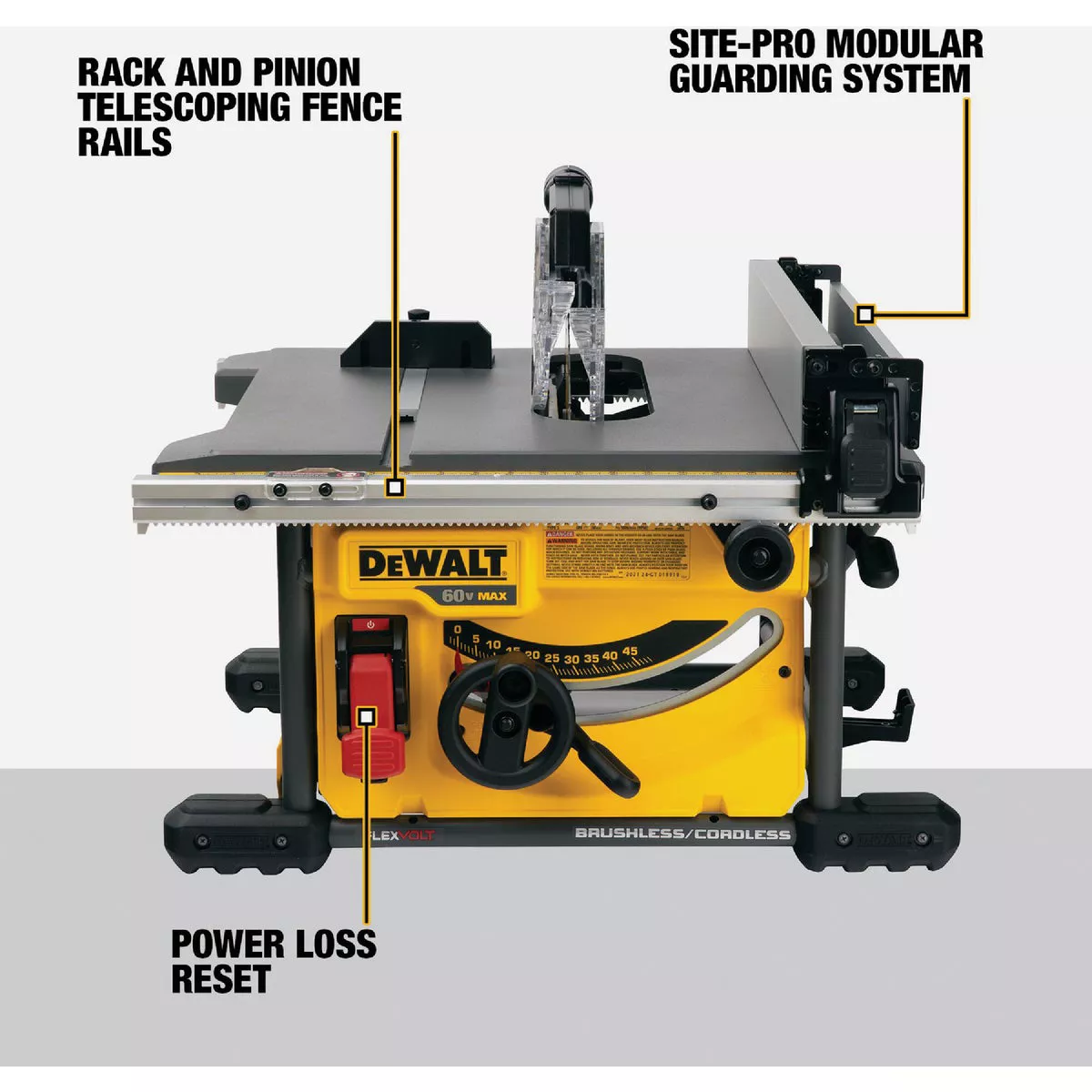 Dewalt flexvolt 10 inch table saw sale