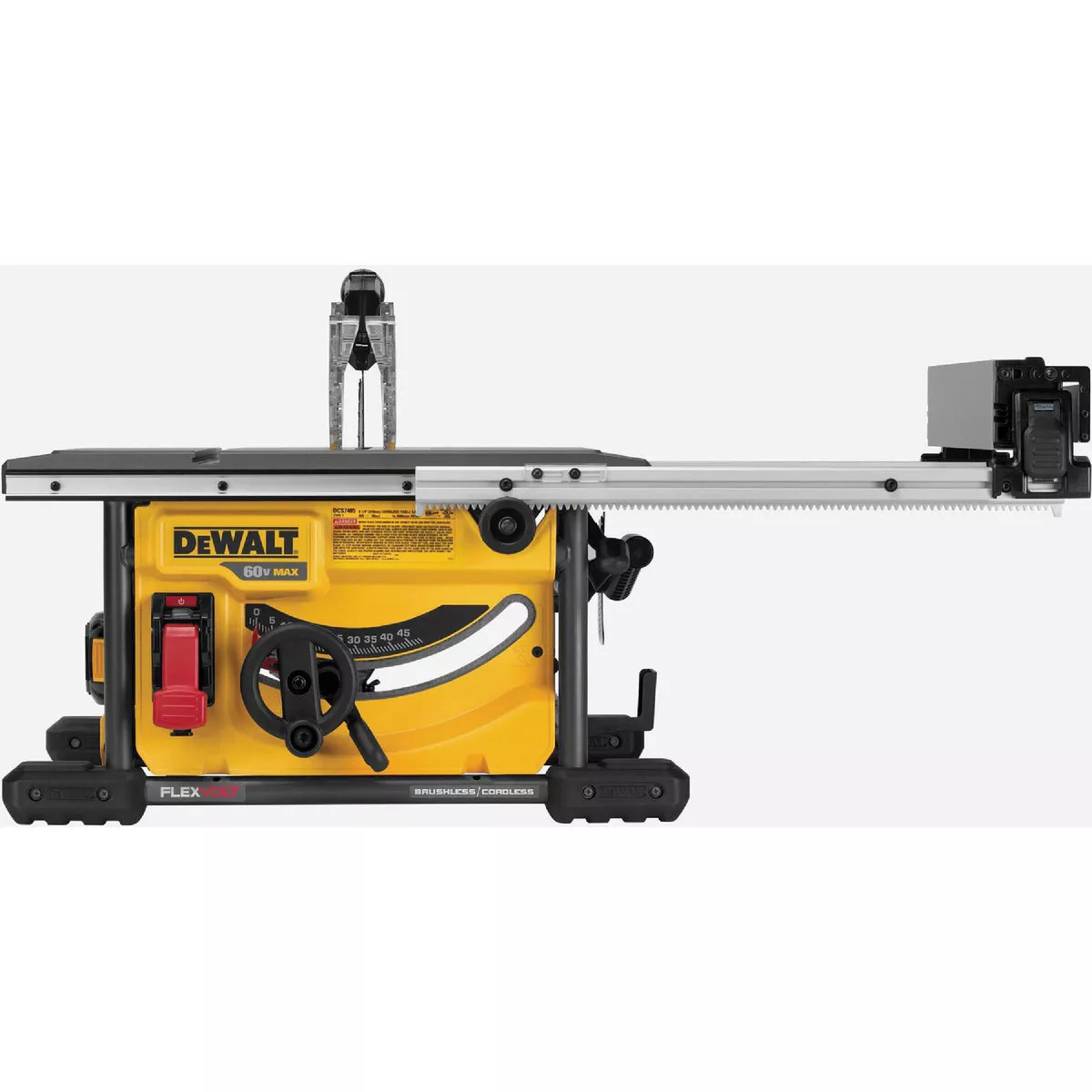 DEWALT FLEXVOLT 60V MAX Brushless 8-1/4 In. Cordless Table Saw Kit with 6.0 Ah Battery & Charger - photo 5