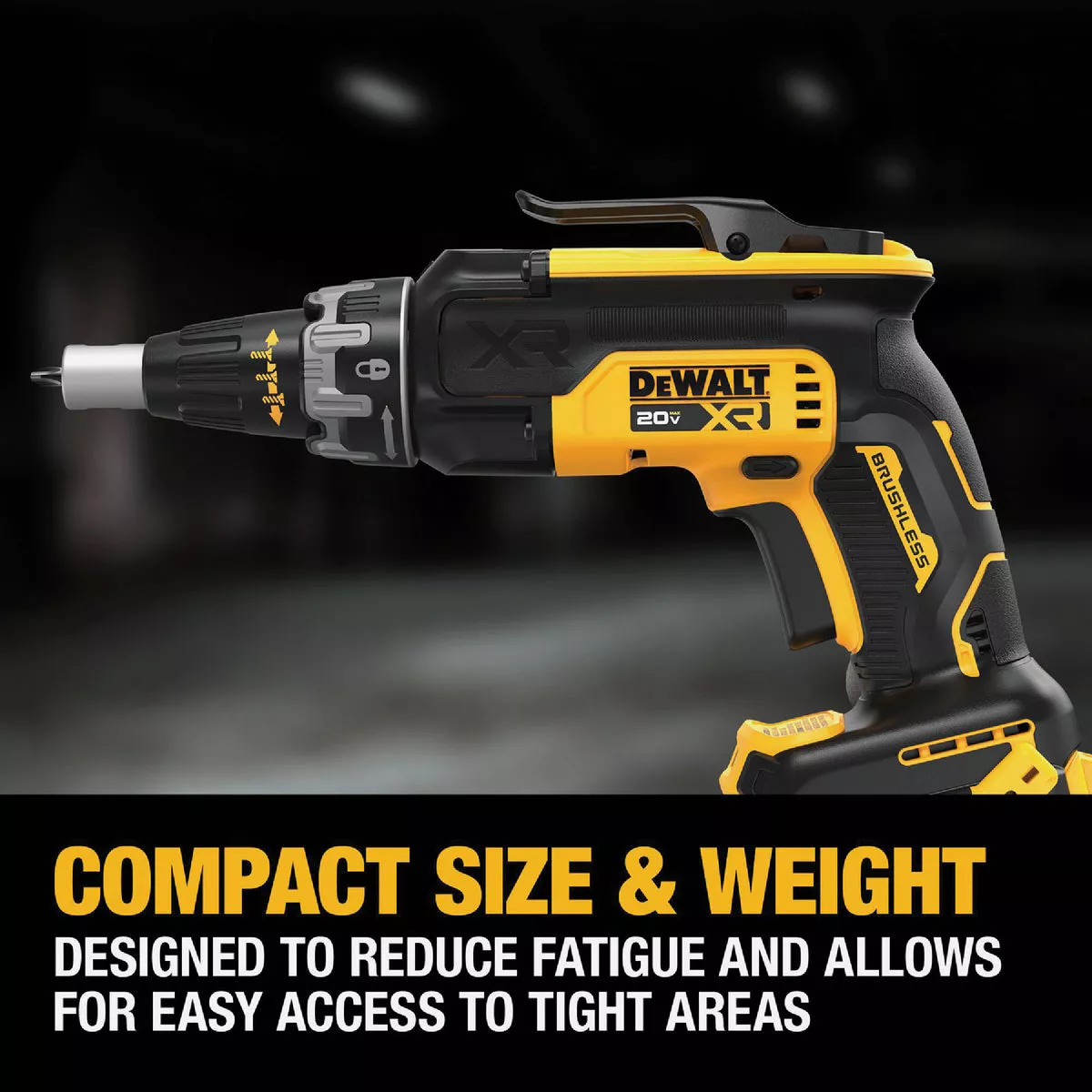 DEWALT 20V MAX XR Brushless Drywall Cordless Screwgun (Tool Only) - photo 4