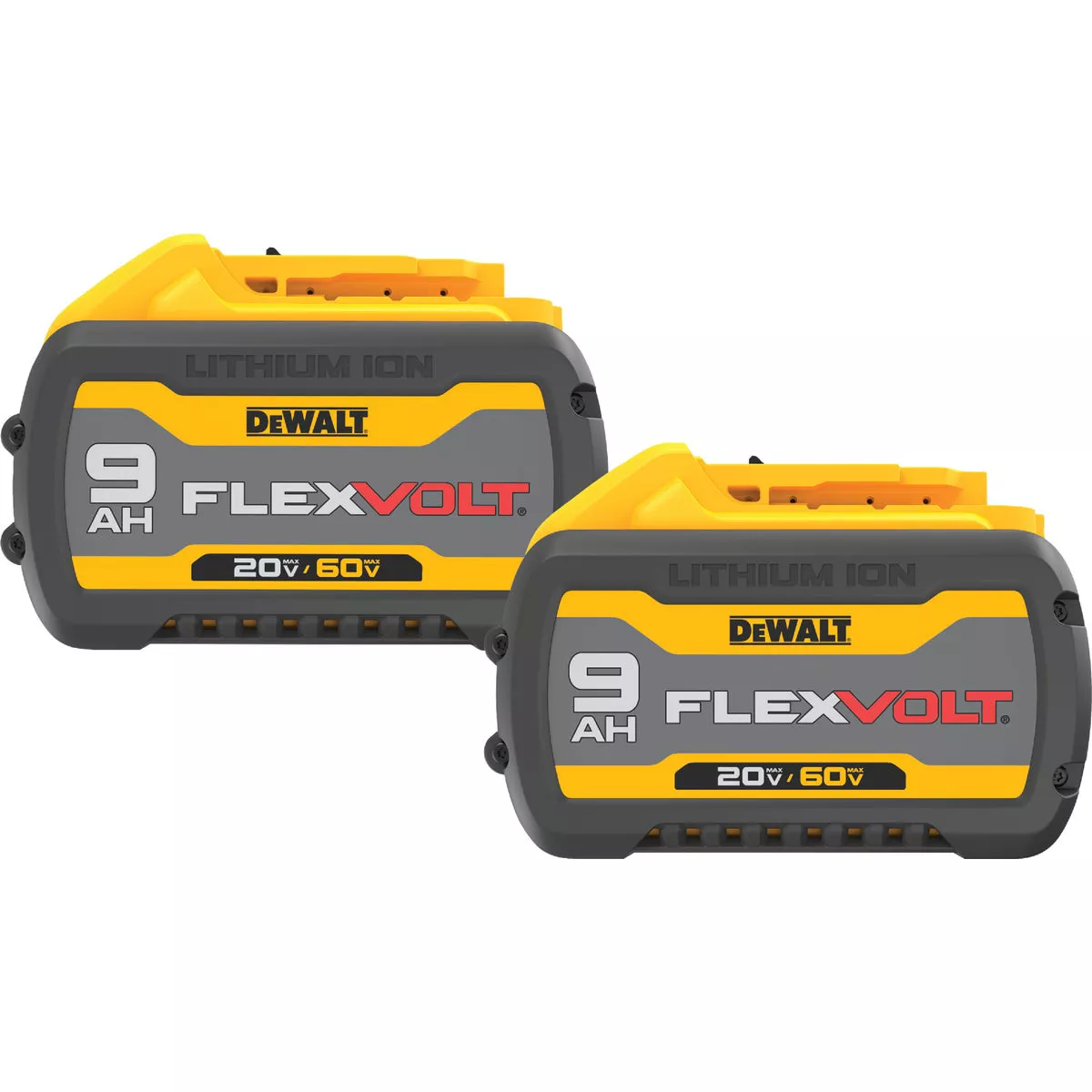 DEWALT FLEXVOLT 20V/60V MAX Lithium-Ion 9.0 Ah Battery Pack (2-Pack) - photo 3