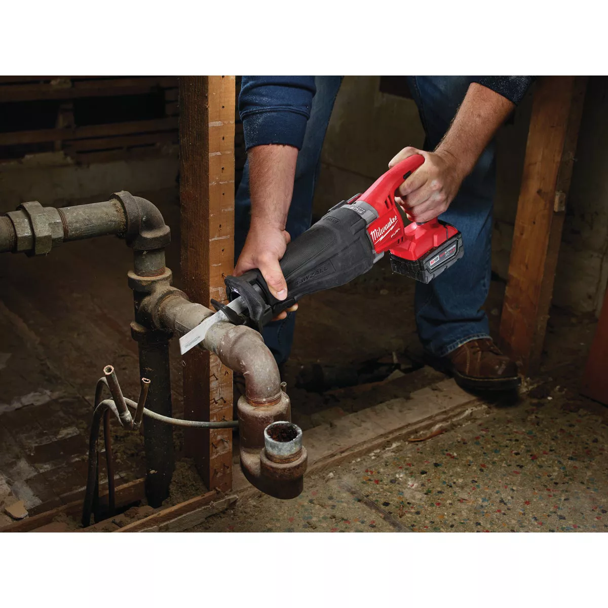 Milwaukee Sawzall M18 FUEL 18-Volt Lithium-Ion Brushless Cordless Reciprocating Saw Kit - photo 2