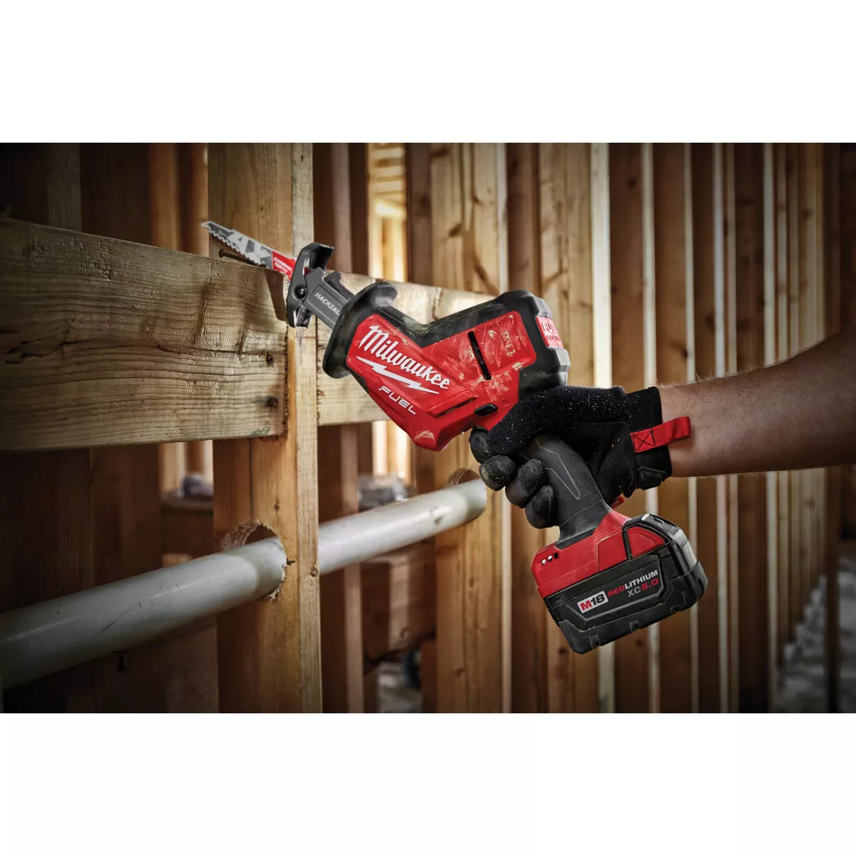 Milwaukee M18 FUEL HACKZALL Brushless Cordless Reciprocating Saw Kit with 5.0 Ah Battery & Charger - photo 4