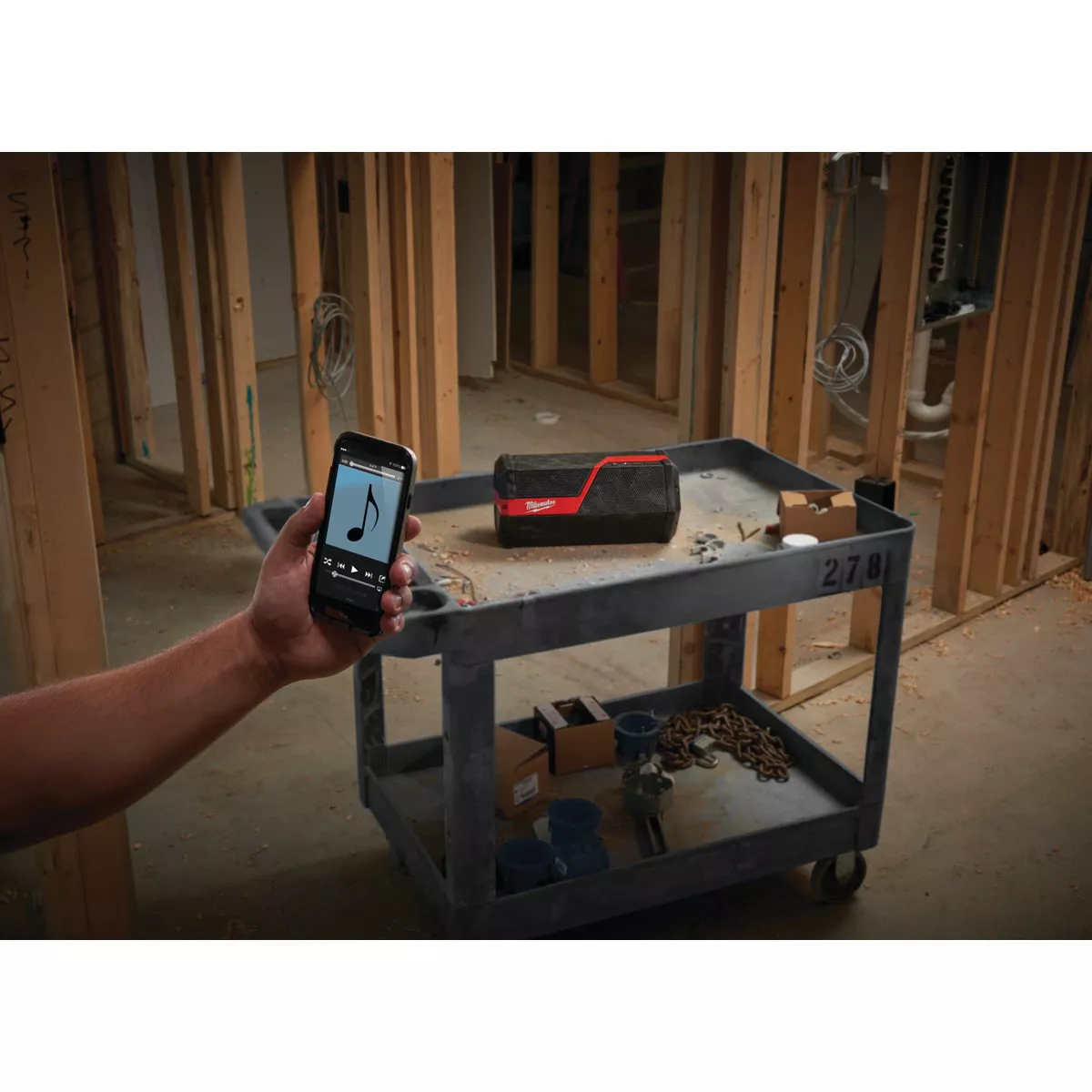 Milwaukee M18/M12 18V & 12V Lithium-Ion 100 Ft. Cordless Bluetooth Speaker (Tool Only) - photo 5