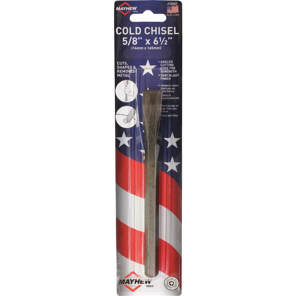 Mayhew Tools 5/8 In. x 6-1/2 In. Cold Chisel - photo 2
