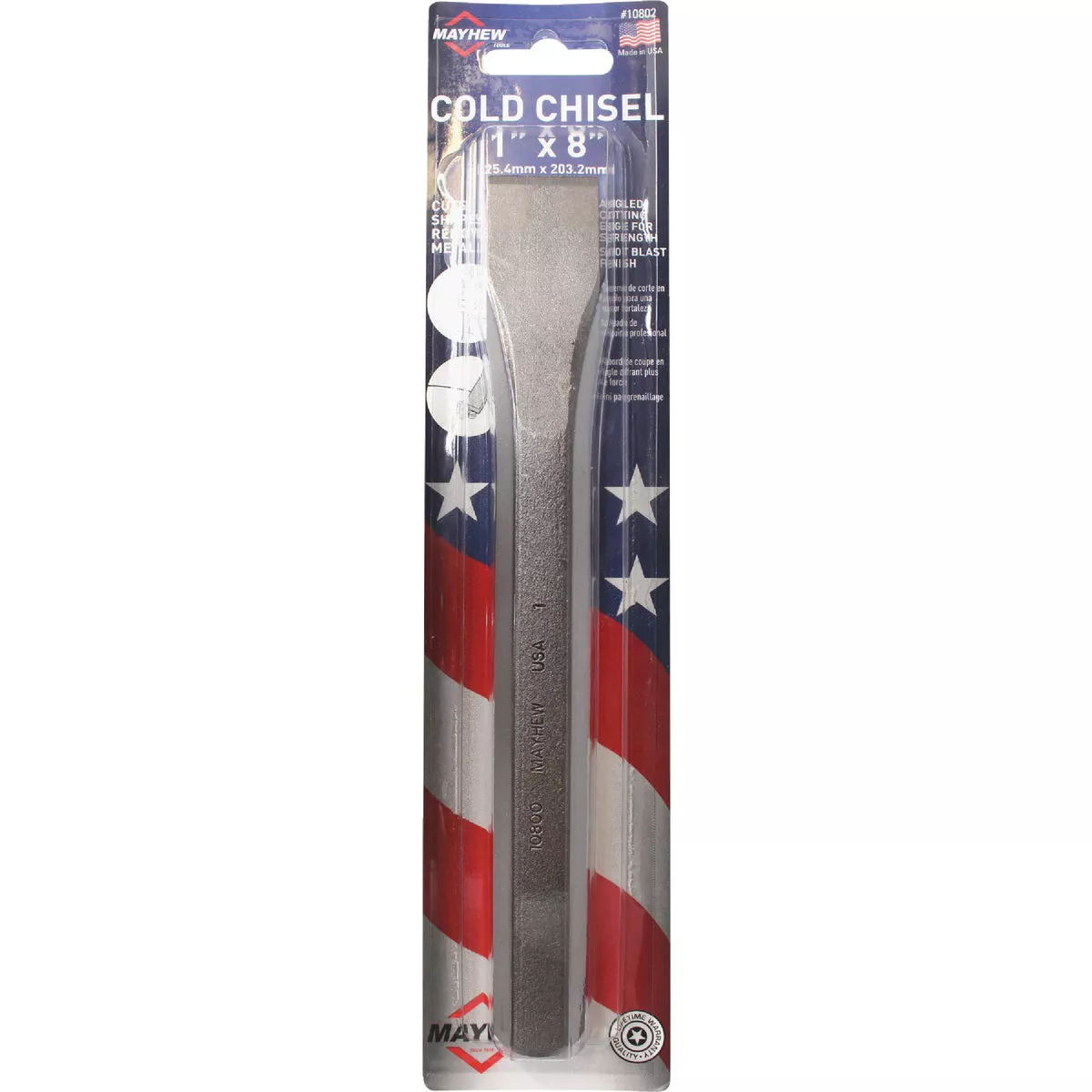 Mayhew Tools 1 In. x 8 In. Cold Chisel - photo 2