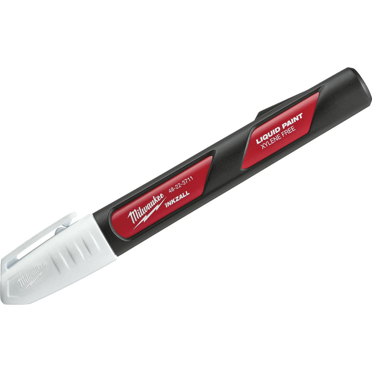 Milwaukee INKZALL Nib Point White Liquid Paint Job Site Marker | Do it Best