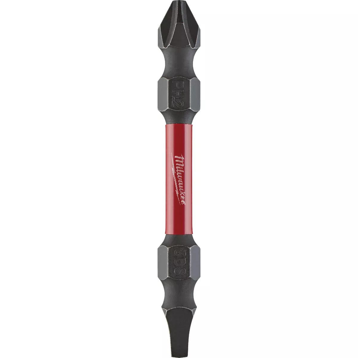 Milwaukee SHOCKWAVE #2 Phillips and #2 Square Recess Power Double-End Screwdriver Bit