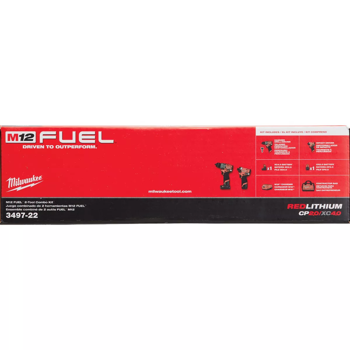 Milwaukee M12 FUEL 2-Tool Brushless Cordless Subcompact Hammer Drill & Impact Driver Combo Kit with (2) Batteries & Charger - photo 8