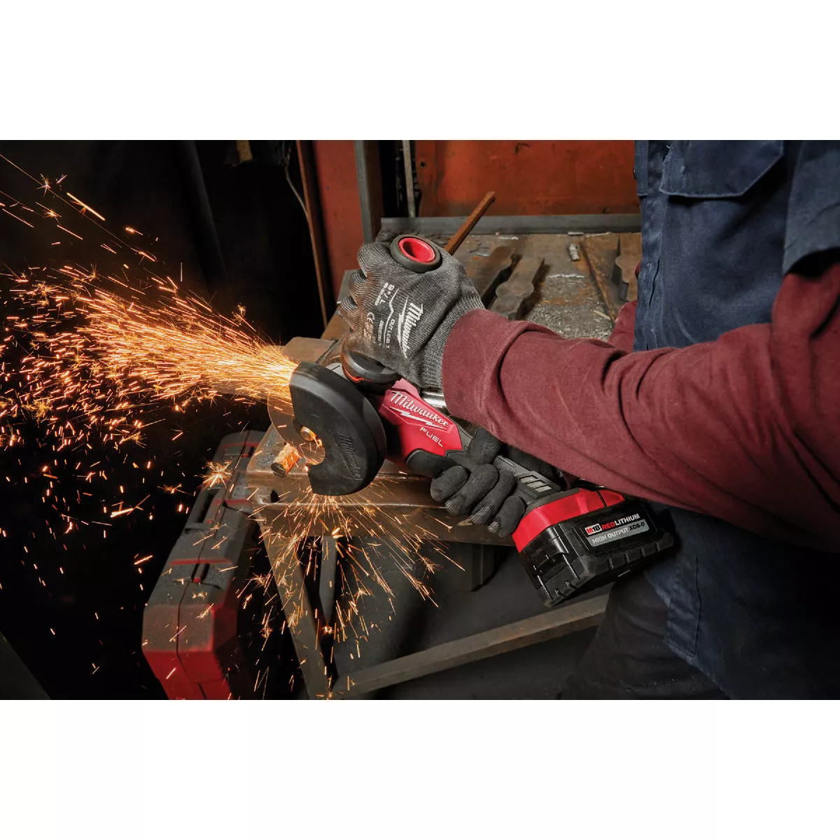 Milwaukee M18 FUEL 4-1/2 In. / 5 In. Brushless Cordless Angle Grinder with Paddle Switch (Tool Only) - photo 3