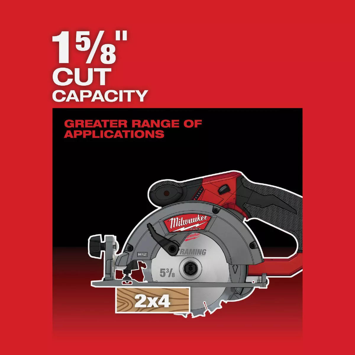 Milwaukee M12 FUEL Brushless 5-3/8 In. Cordless Circular Saw (Tool Only) - photo 4