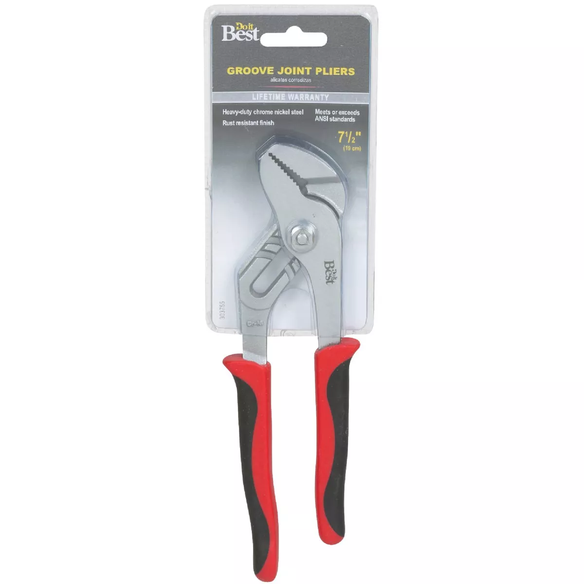 Do it Best 7-1/2 In. Straight Jaw Groove Joint Pliers - photo 2