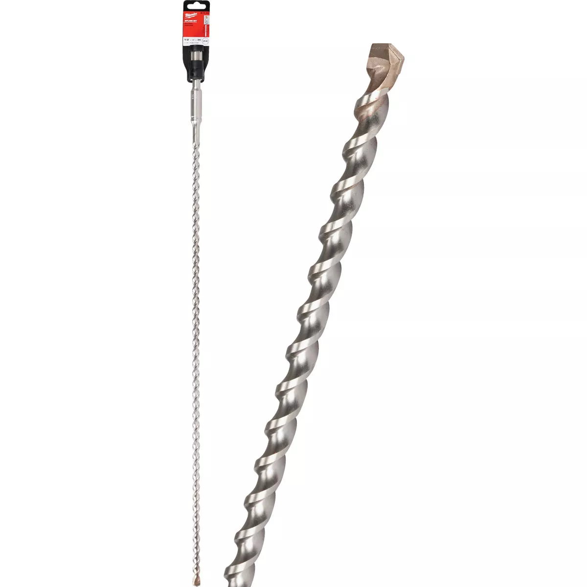 Milwaukee Spline 1/2 In. x 36 In. 2-Cutter Rotary Hammer Drill Bit