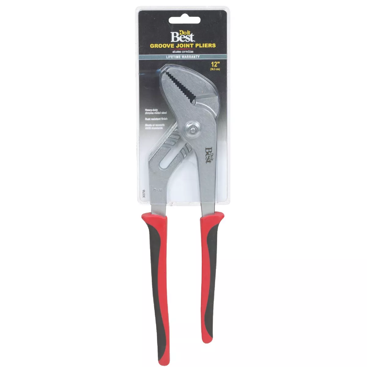 Do it Best 12 In. Straight Jaw Groove Joint Pliers - photo 2