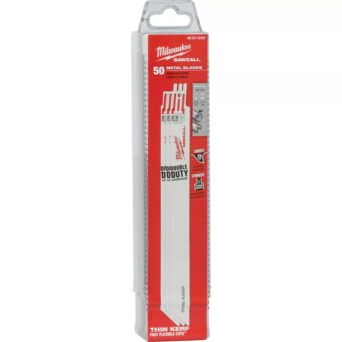 Milwaukee SAWZALL 9 In. 14 TPI Metal Reciprocating Saw Blade (50-Pack)