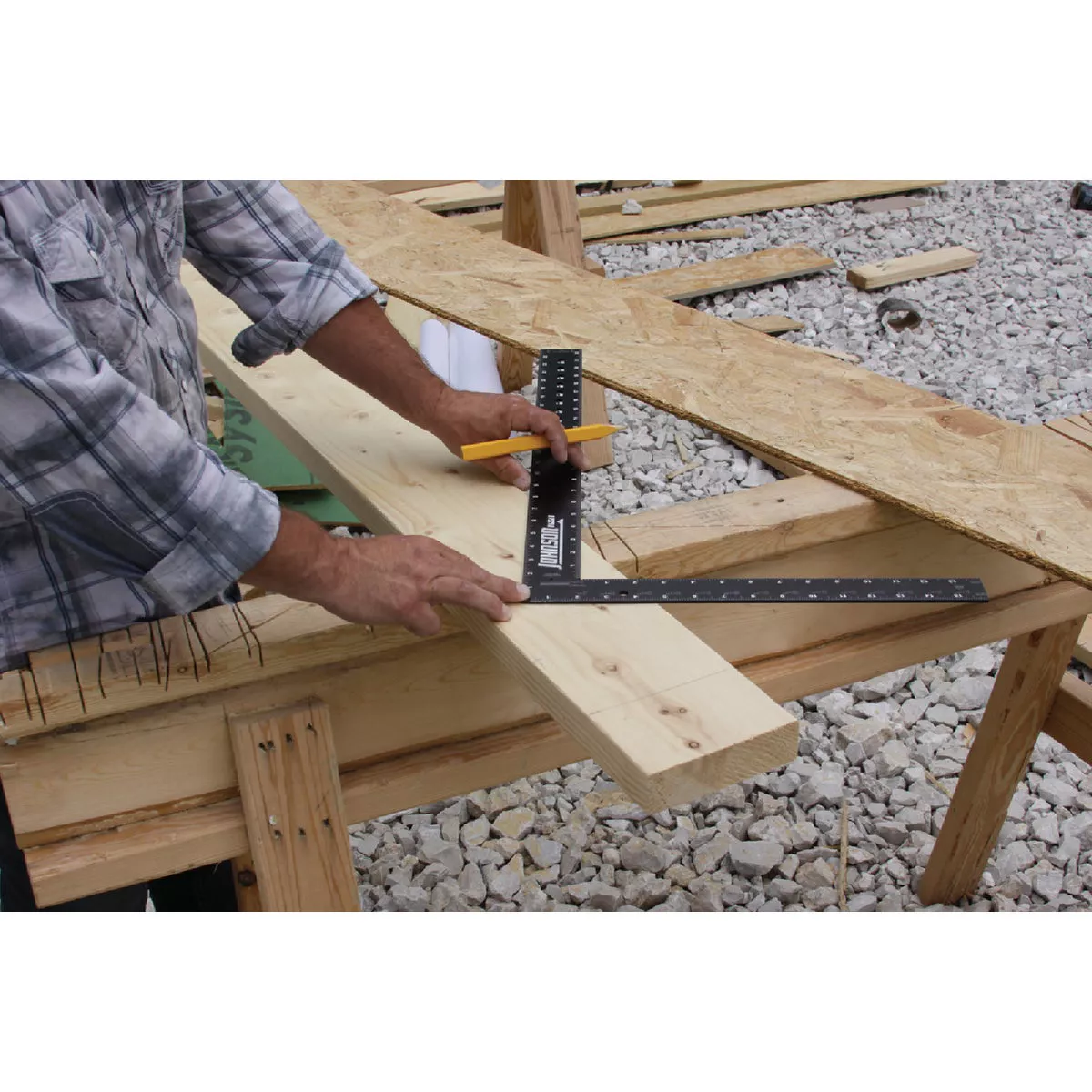 Johnson Level 16 In. x 24 In. Arc Angle Framing Square - photo 2