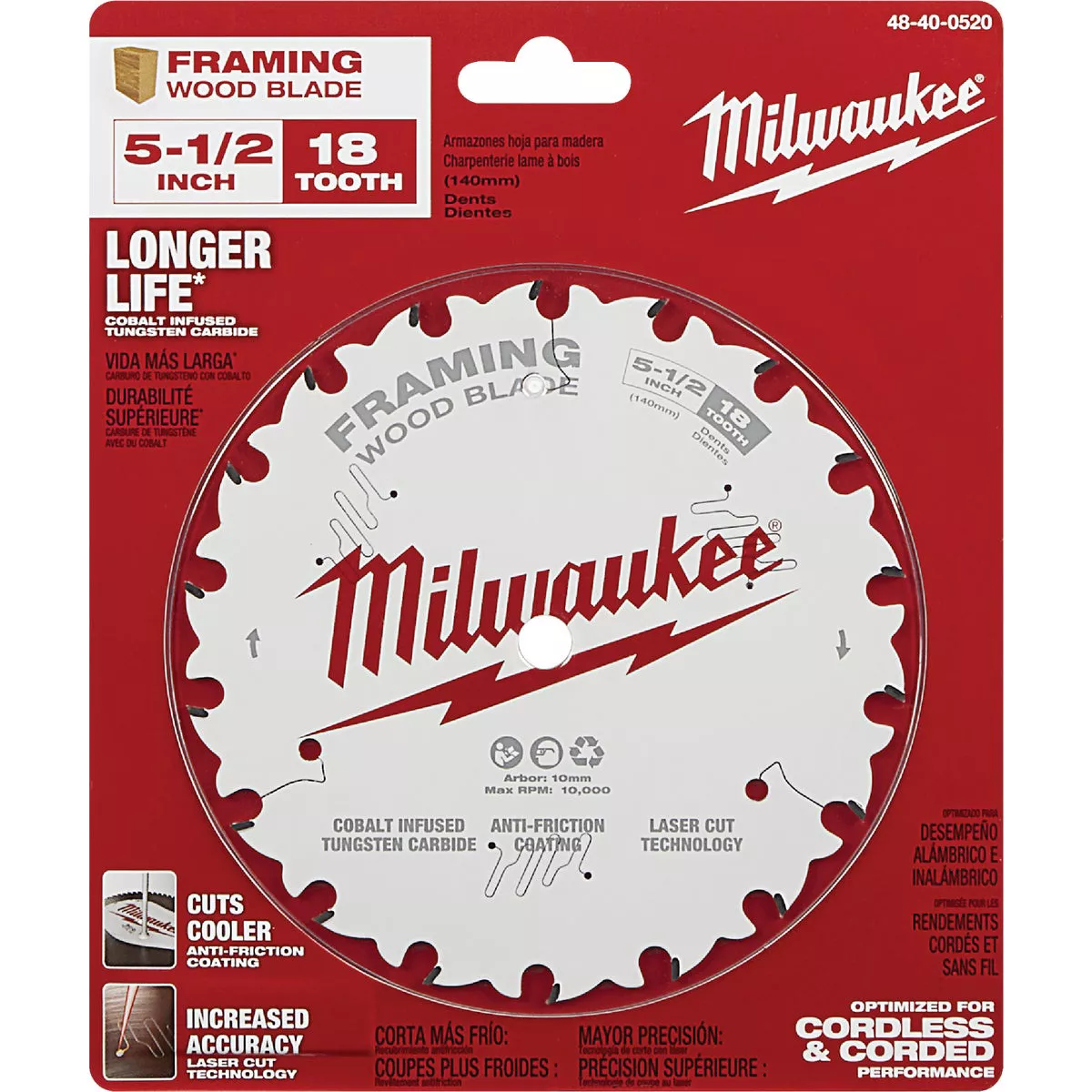 Milwaukee 5-1/2 In. 18-Tooth Framing Circular Saw Blade - photo 2