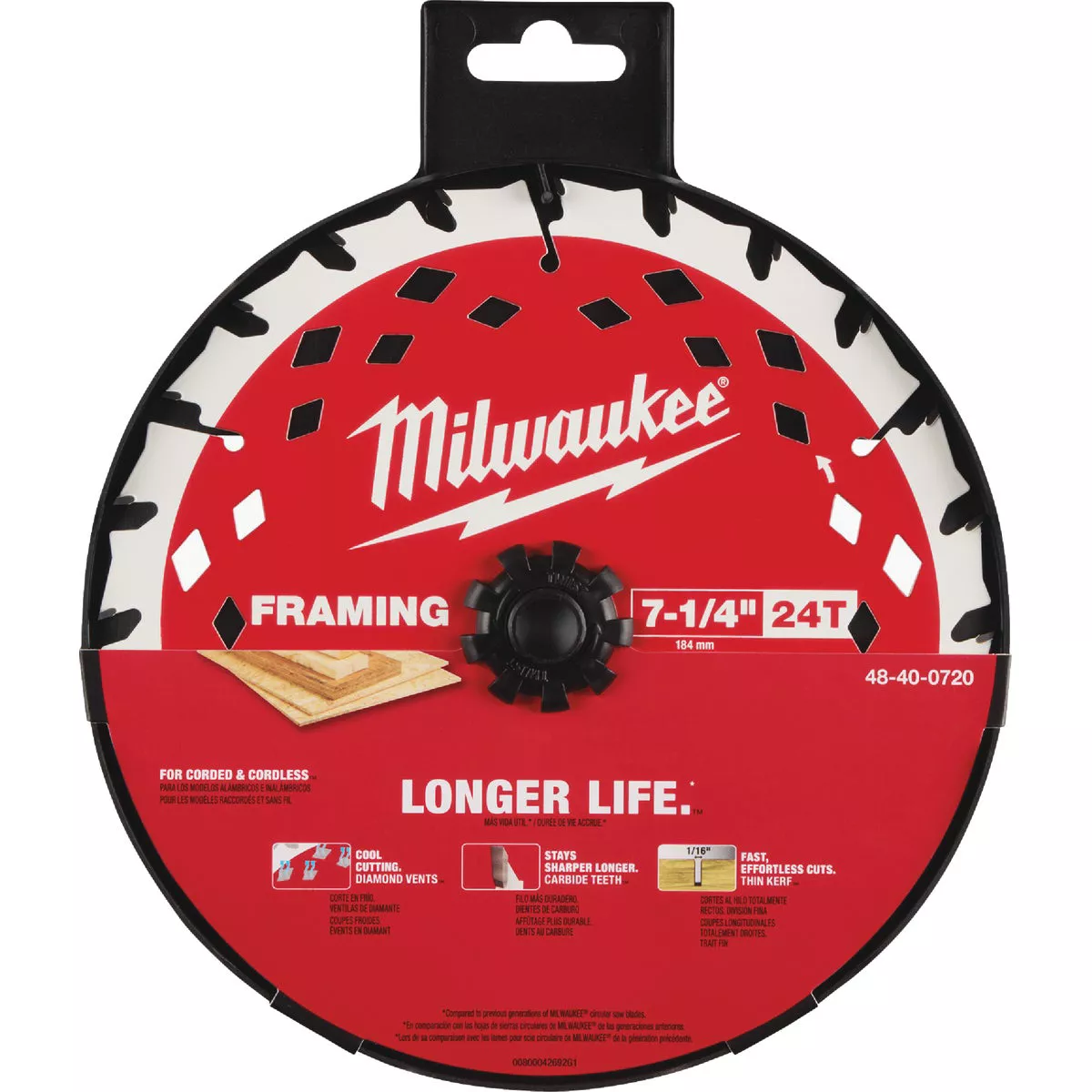 Milwaukee 7-1/4 In. 24-Tooth Framing Circular Saw Blade - photo 2