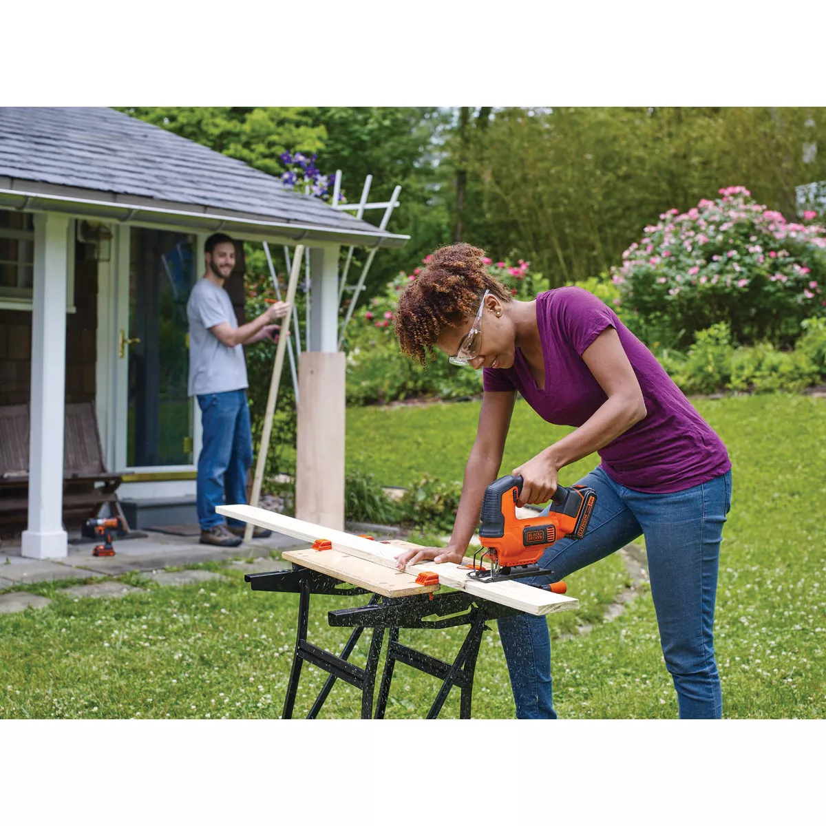Black & Decker 20 Volt MAX Lithium-Ion 1.5 Ah Cordless Jig Saw Kit - photo 3