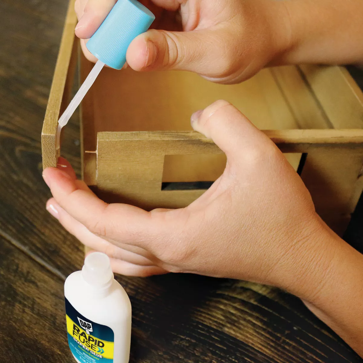 DAP RapidFuse 0.56 Oz. Clear Multi-Purpose Adhesive Brush Applicator - photo 3