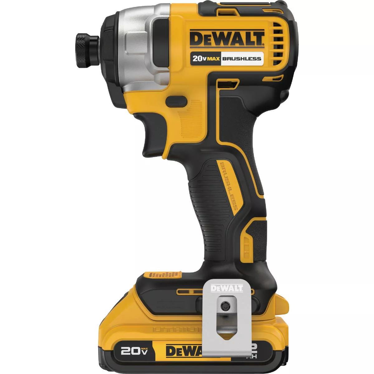 DEWALT 20V MAX Brushless 1/4 In. Hex Cordless Impact Driver Kit with 2.0 Ah Battery & Charger - photo 2