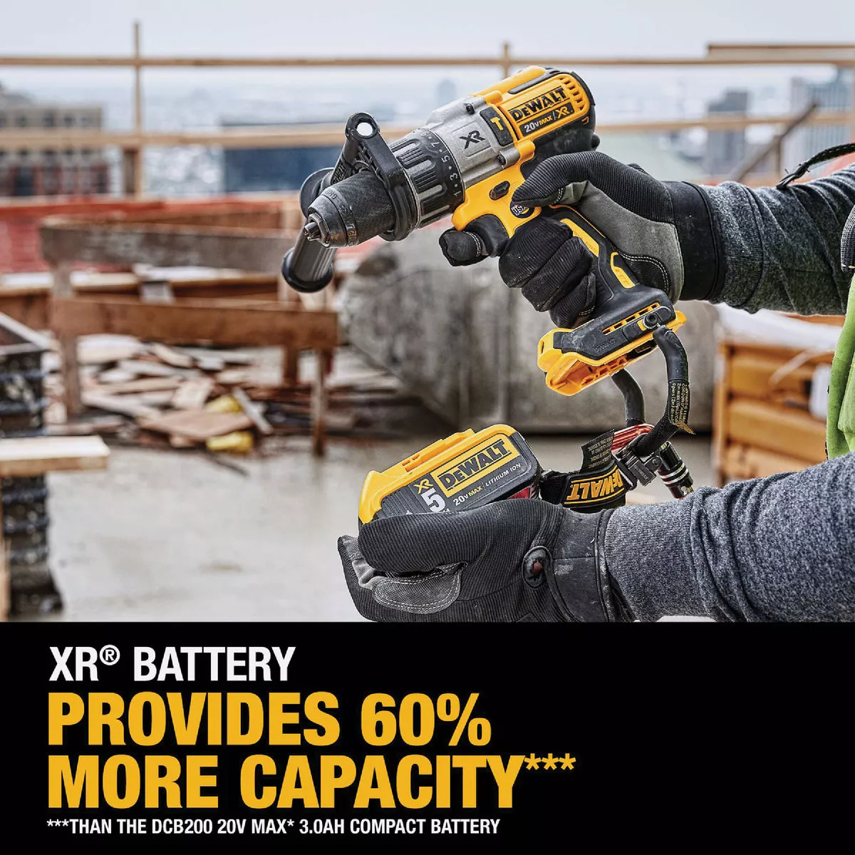 DEWALT 20V MAX XR Brushless 1/2 In. 3-Speed Cordless Hammer Drill Kit with (2) 5.0 Ah Batteries & Charger - photo 5