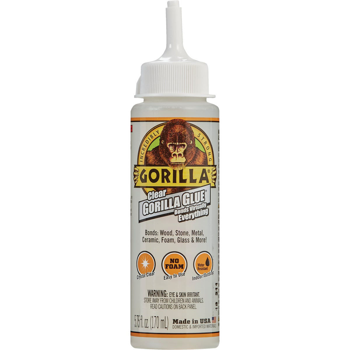 Gorilla Clear Grip Contact Adhesive - 3 fl oz - 1 Each - Clear - Super  Glues, Gorilla Glue, Inc