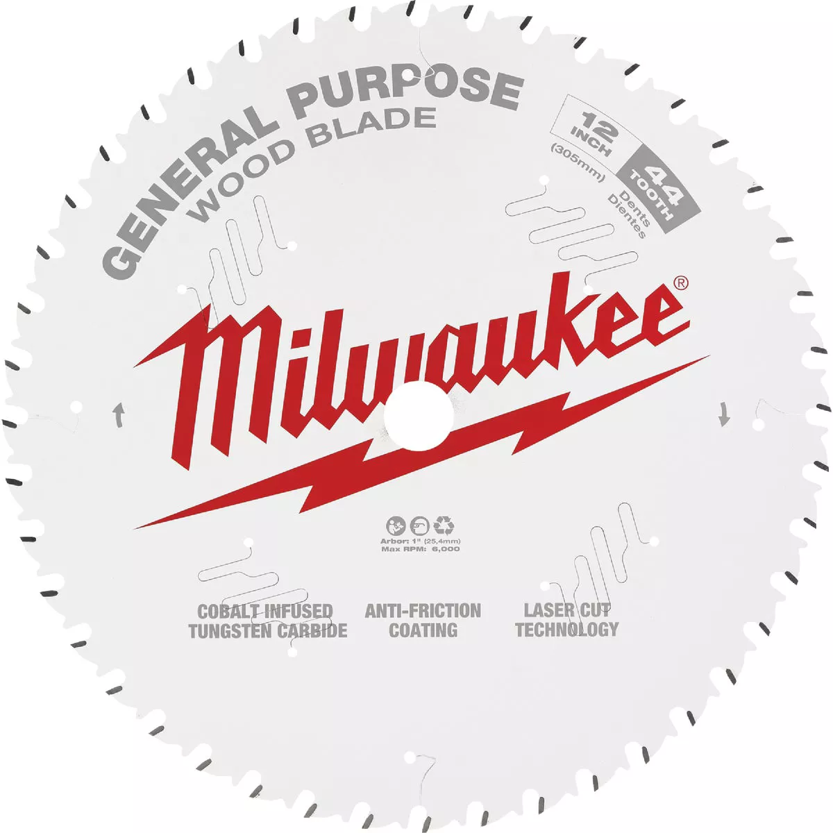 Milwaukee 12 In. 44-Tooth General Purpose Circular Saw Blade - photo 6