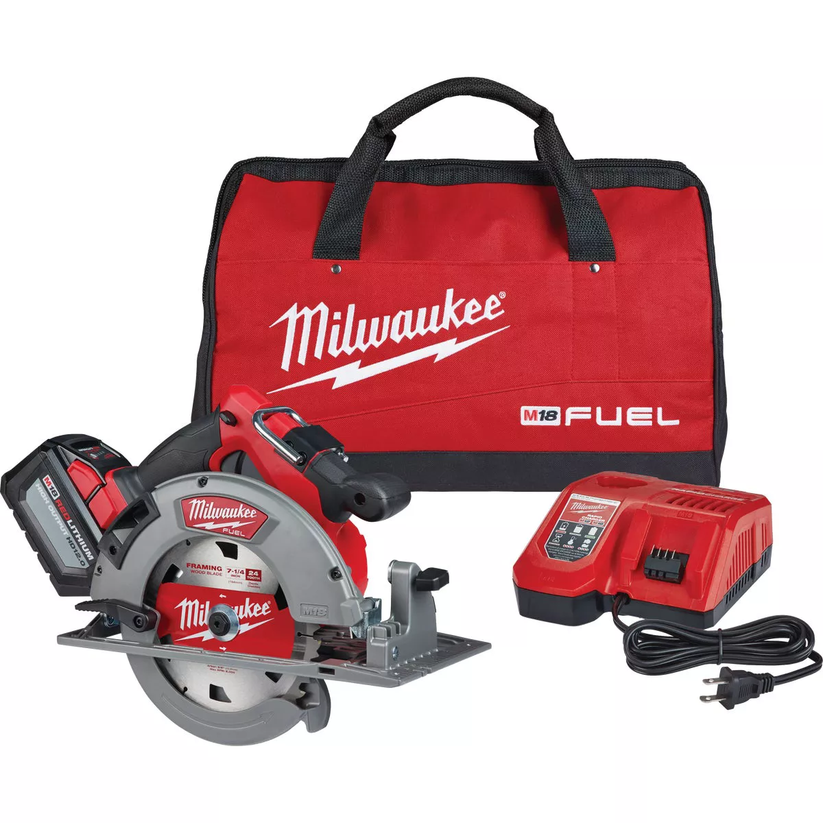 Milwaukee M18 FUEL Brushless 7-1/4 In. Cordless Circular Saw Kit with 12.0 Ah Battery & Charger - photo 7