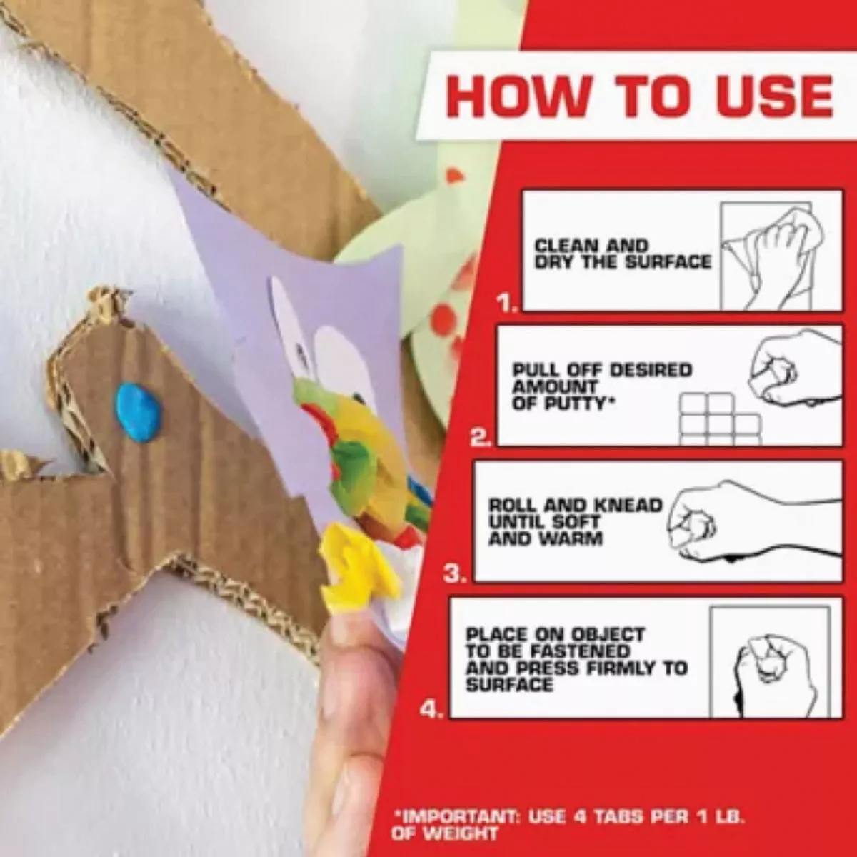 LOCTITE Fun-Tak 2 Oz. Mounting Putty - photo 3