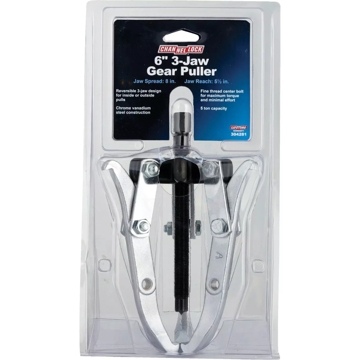 Channellock 6 In. 3-Jaw 3-Ton Capacity Gear Puller - photo 2