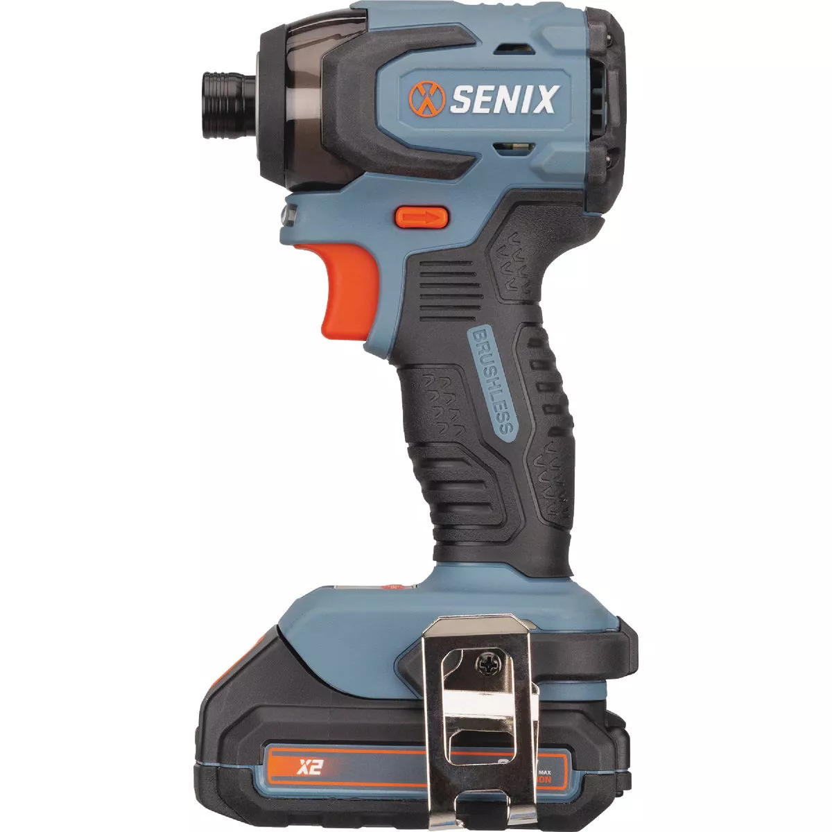Senix X2 20 Volt Max Brushless 1/4 In. Hex Cordless Impact Driver Kit with 2.0 Ah Battery & Charger - photo 3