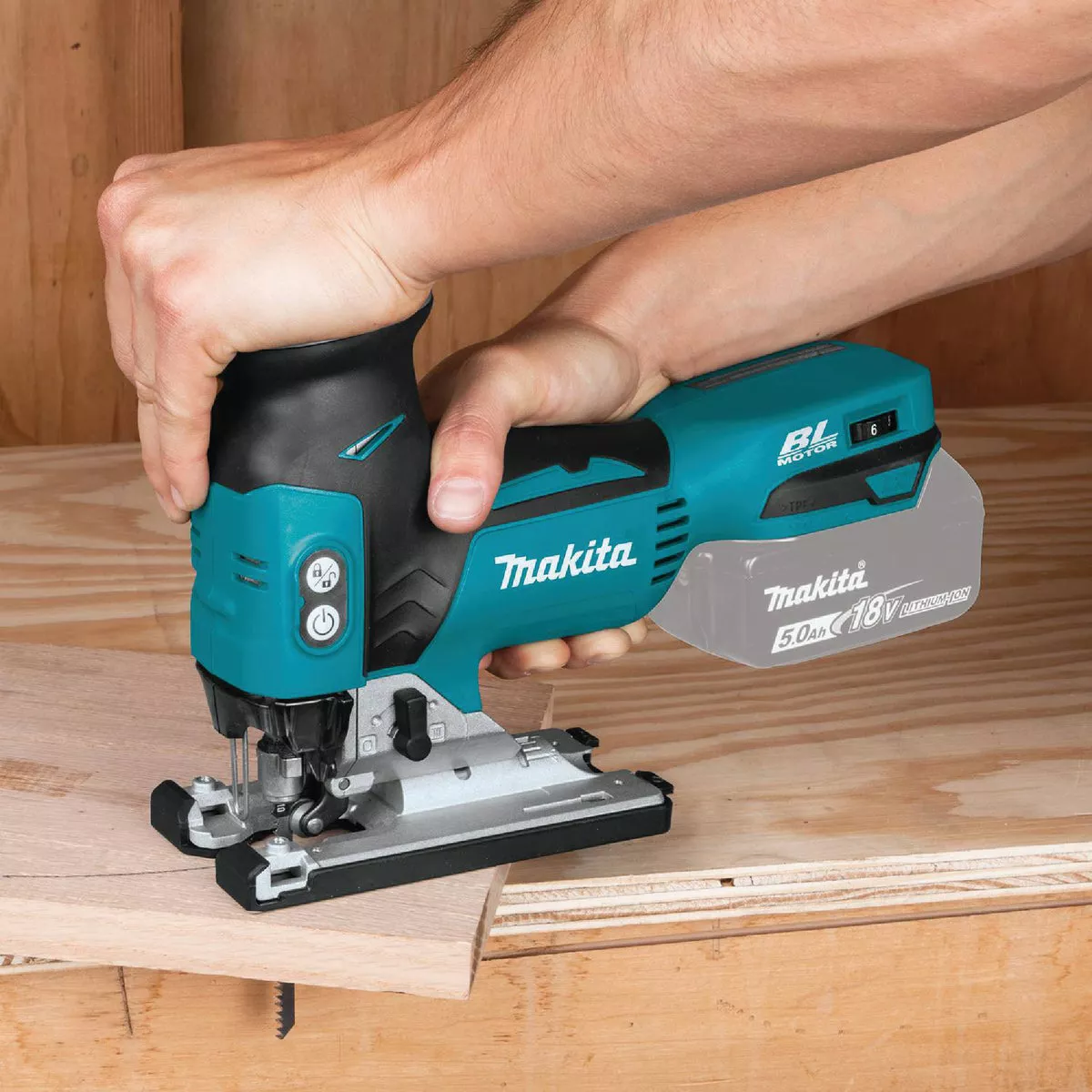 Makita 18V LXT Lithium-Ion Brushless Barrel Grip Cordless Jig Saw (Tool Only) - photo 3