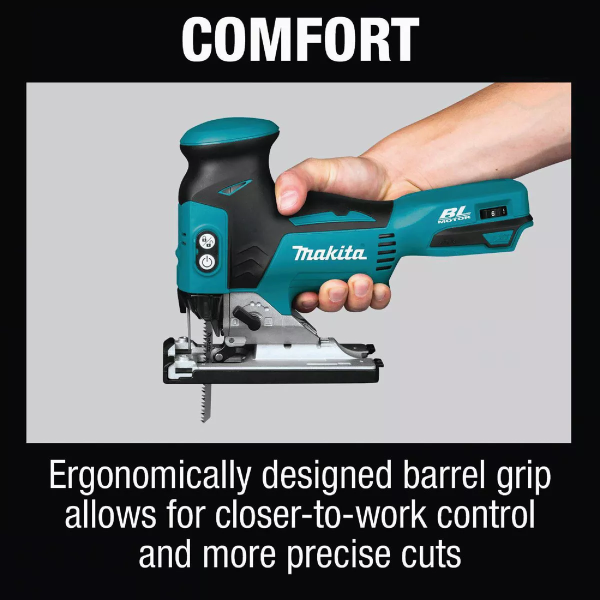 Makita 18V LXT Lithium-Ion Brushless Barrel Grip Cordless Jig Saw (Tool Only) - photo 4
