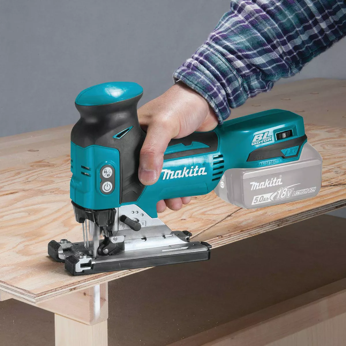 Makita 18V LXT Lithium-Ion Brushless Barrel Grip Cordless Jig Saw (Tool Only) - photo 2