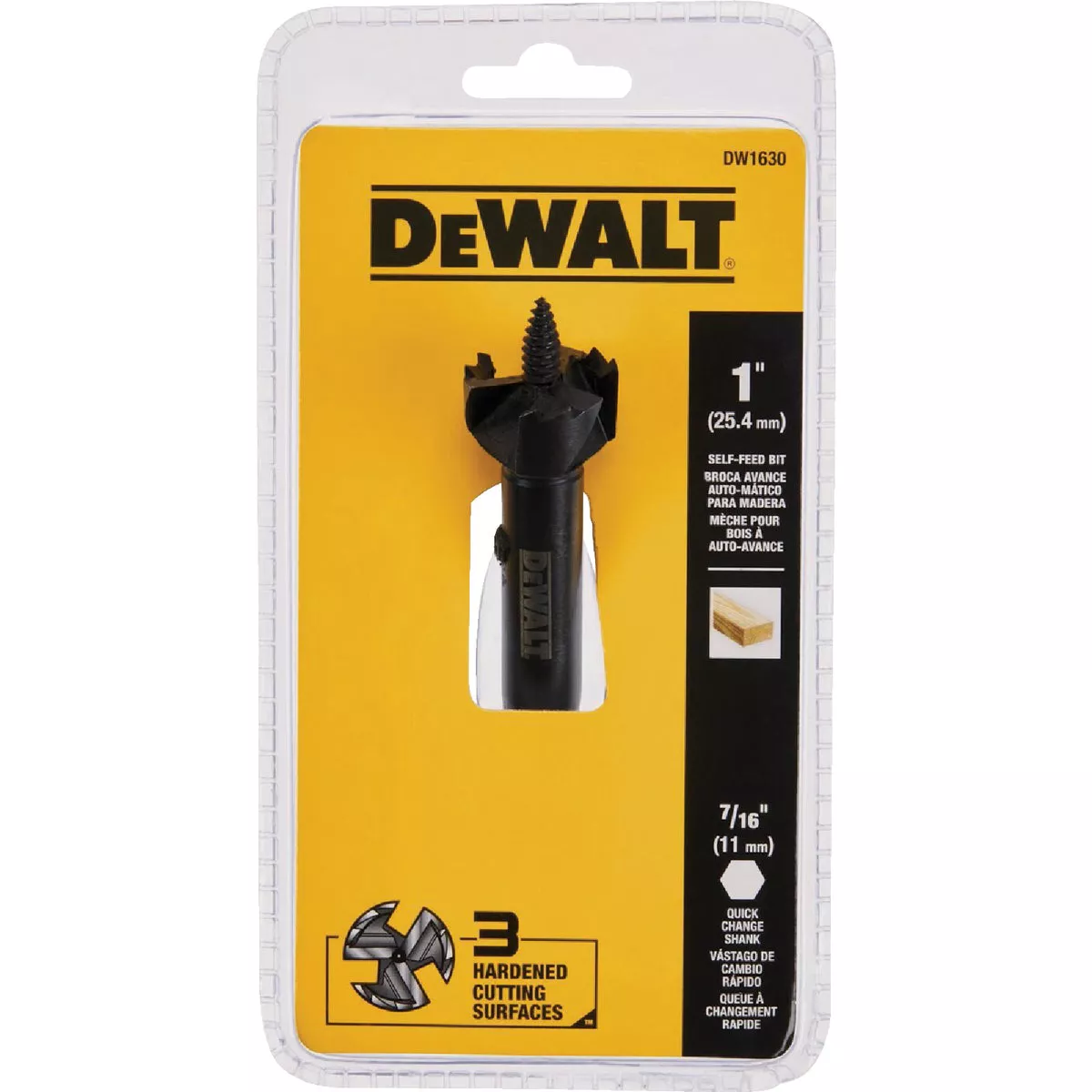 DEWALT 1 In. Heavy Duty Self-Feed Wood Bit - photo 3