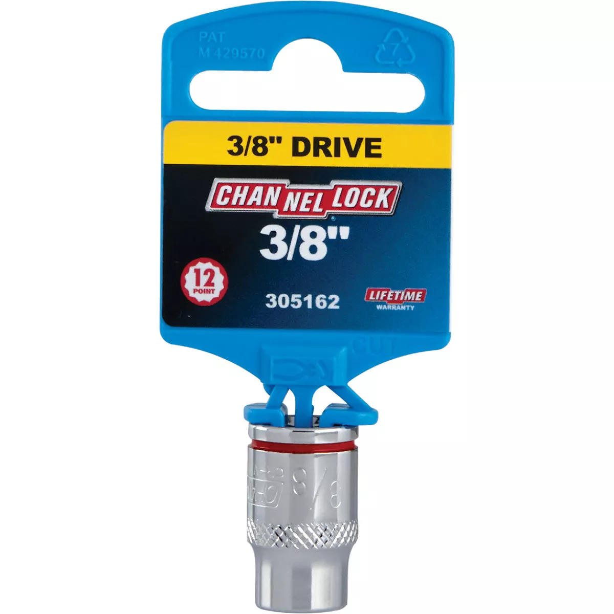 Channellock 3/8 In. Drive 3/8 In. 12-Point Shallow Standard Socket - photo 2