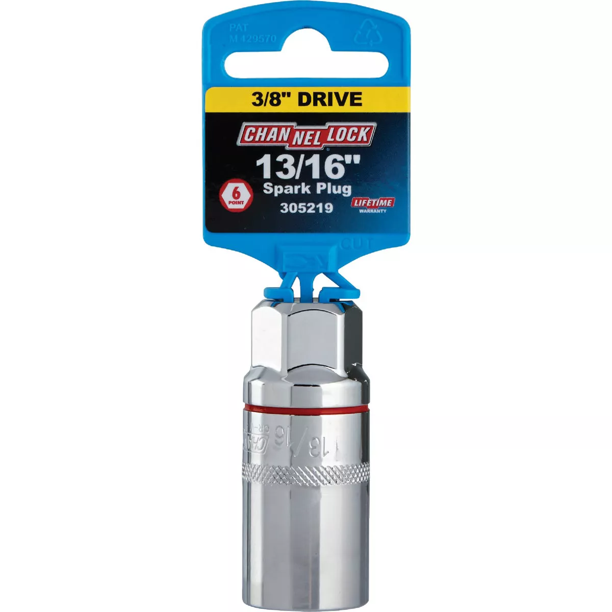 Channellock 3/8 In. Drive 13/16 In. 6-Point Standard Spark Plug Socket - photo 2