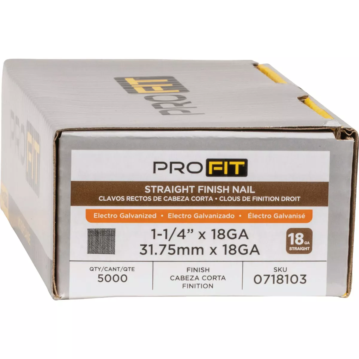 Pro-Fit 1-1/4 In. 18 Gauge Electro Galvanized Brad Nail (5000 Ct.) - photo 2