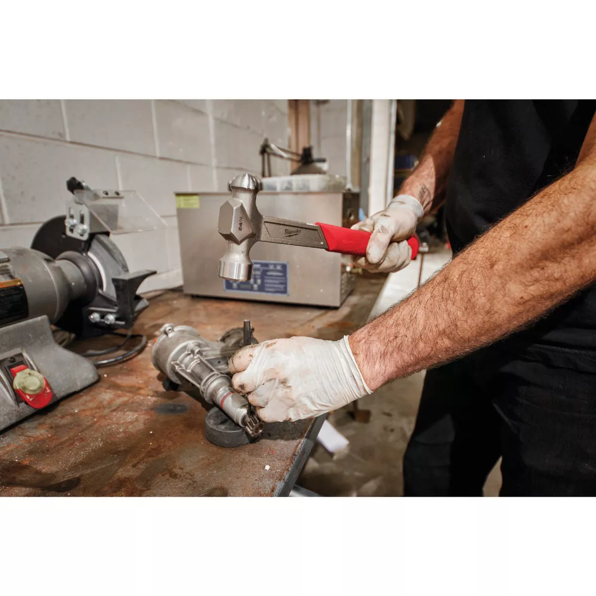 Milwaukee 24 Oz. Steel Ball Peen Hammer - photo 8