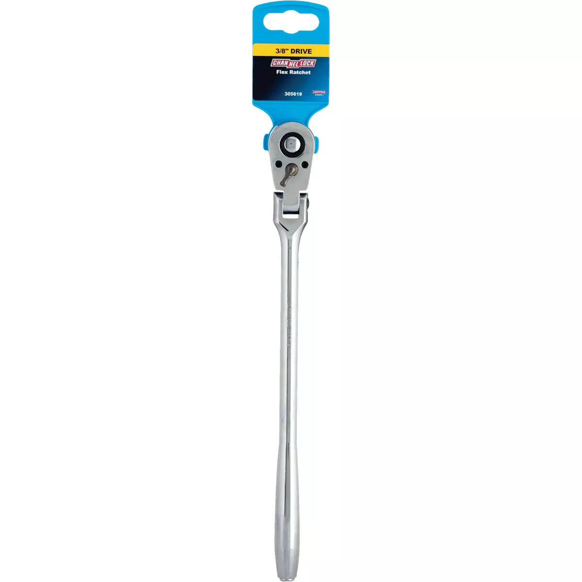 Channellock 3/8 In. Drive 72-Tooth Flex Head Ratchet - photo 2