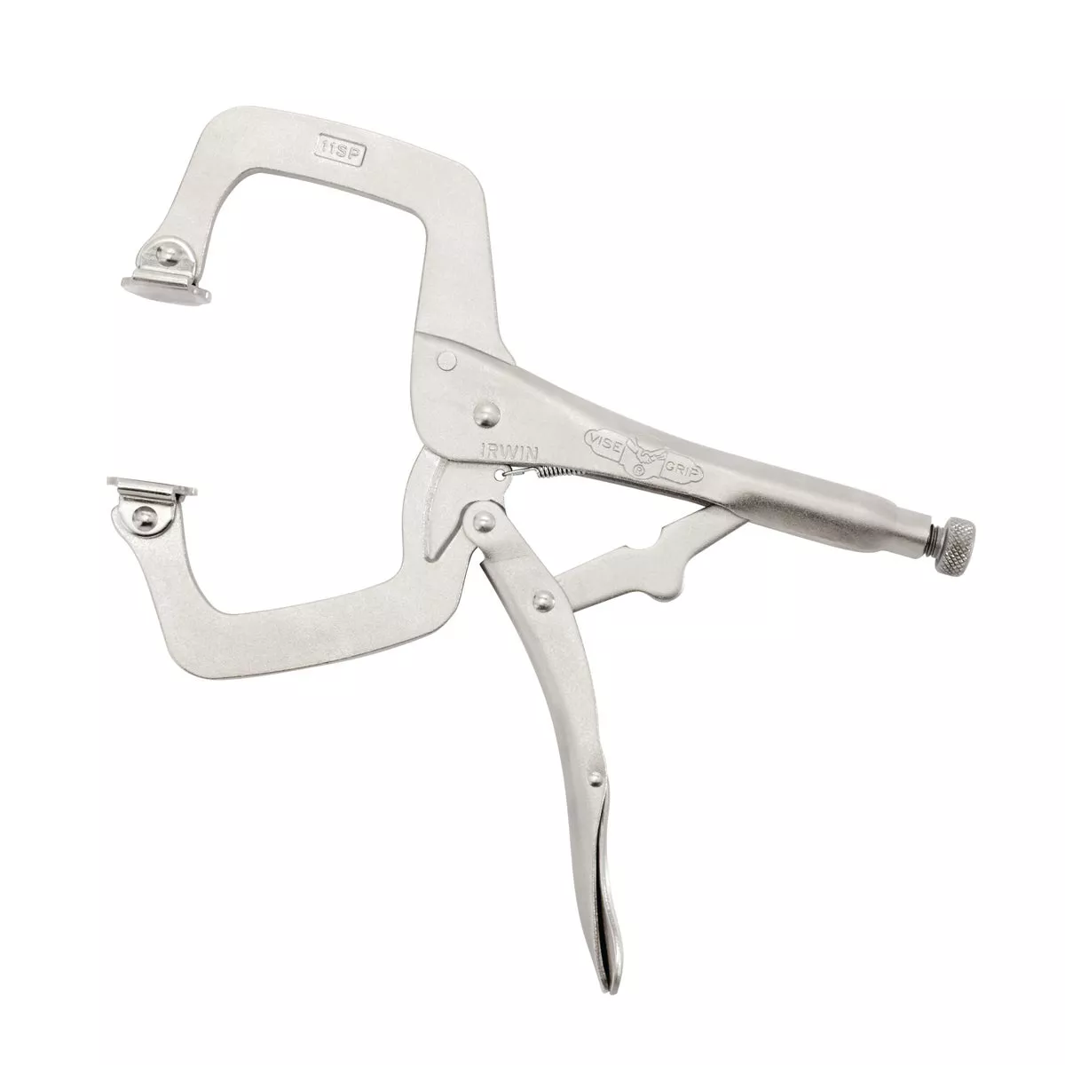 Irwin Vise-Grip 11 In. Locking C-Clamp with Swivel Jaws - photo 3