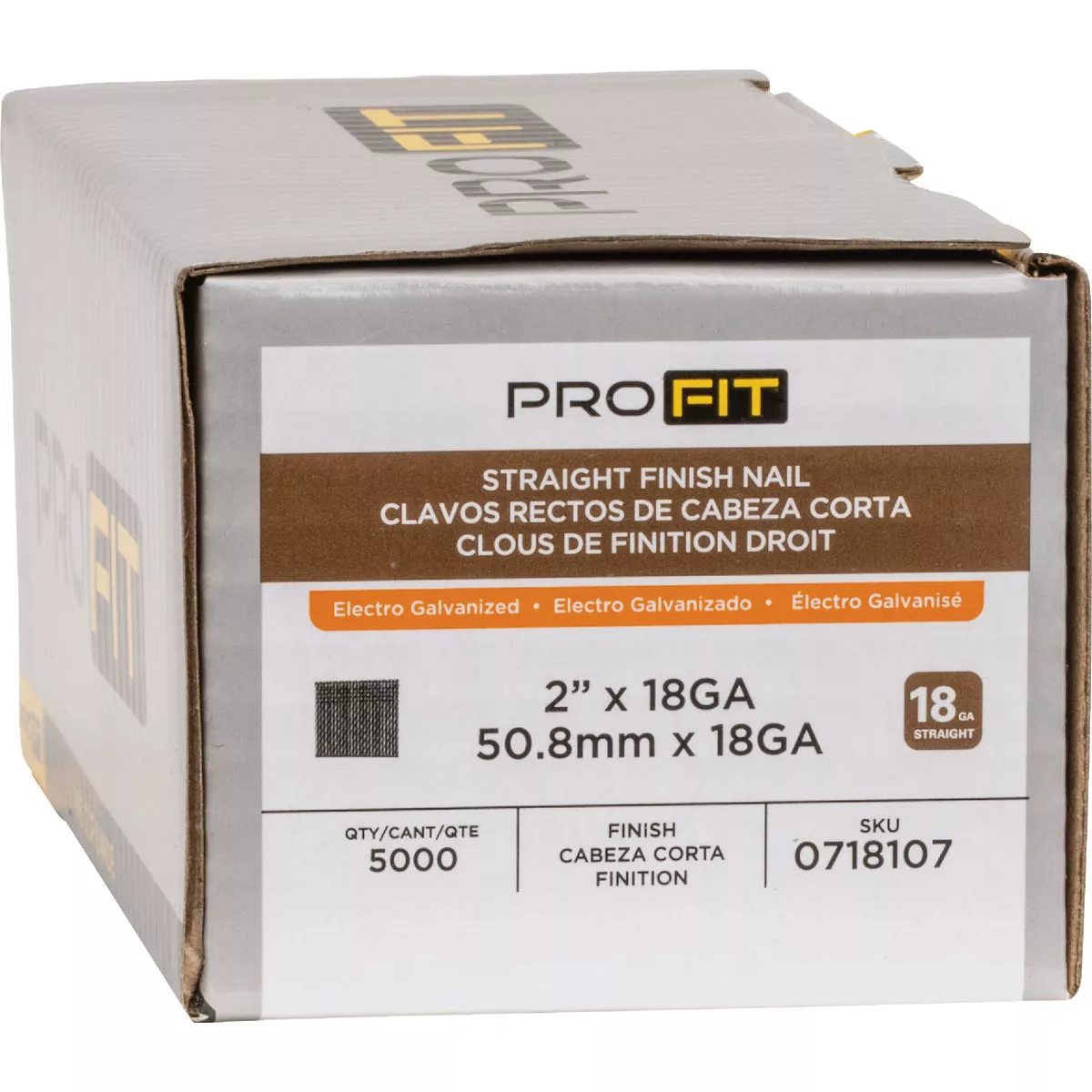 Pro-Fit 2 In. 18 Gauge Electro Galvanized Brad Nail (5000 Ct.) - photo 2