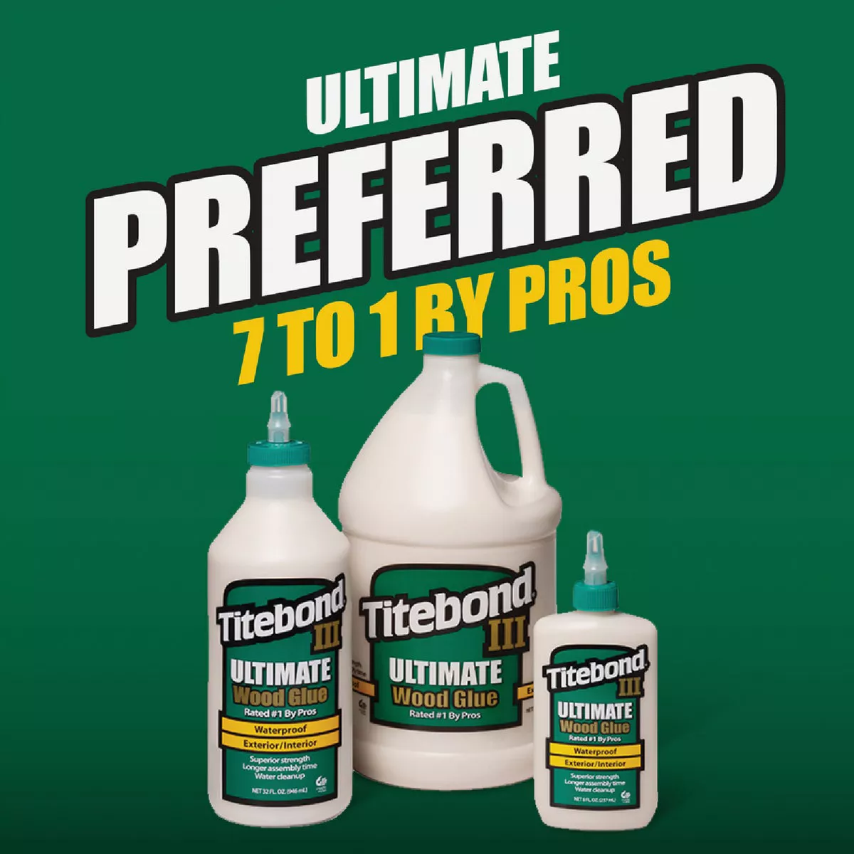 Titebond III 2.15 Gal. Ultimate Wood Glue PROjug - photo 7