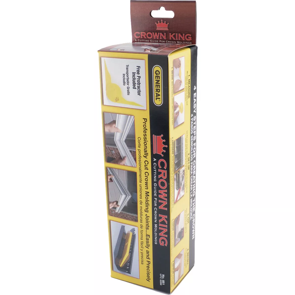 General Tools E-Z Pro Crown King Crown Mold Jig with Protractor - photo 2