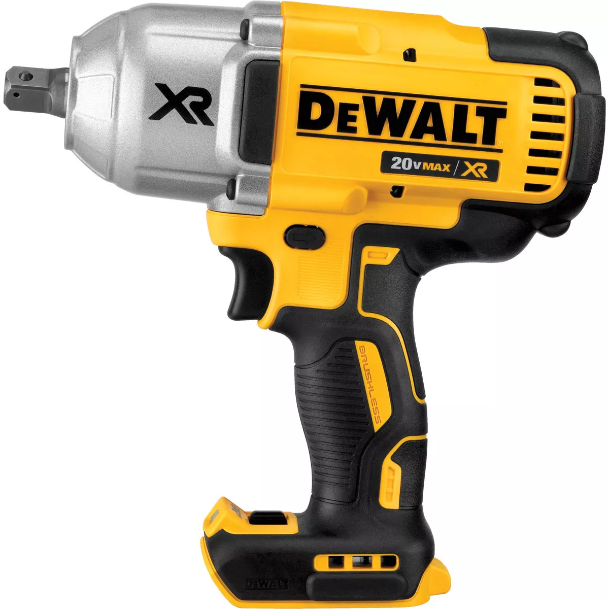 DEWALT 20 Volt MAX XR Lithium-Ion Brushless 1/2 In. Cordless Impact Wrench w/Detent Pin Anvil (Bare Tool)