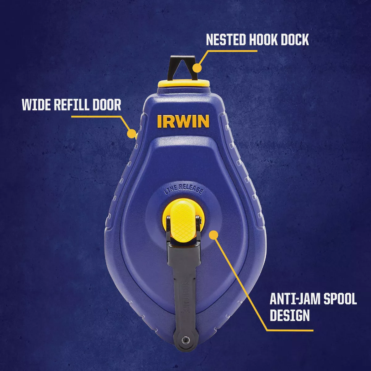 Irwin STRAIT-LINE Speed-Line 100 Ft. Chalk Line Reel - photo 4