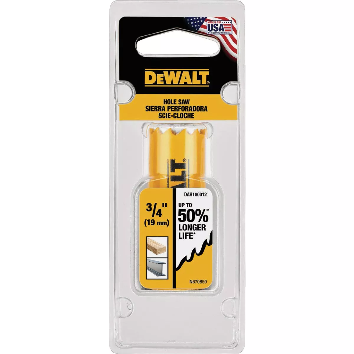 DEWALT 3/4 In. Bi-Metal Hole Saw - photo 2